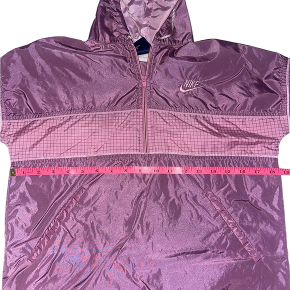 Y2K Nike Purple Windbreaker Half-Zip Jacket Sz Small - Picture 8 of 8